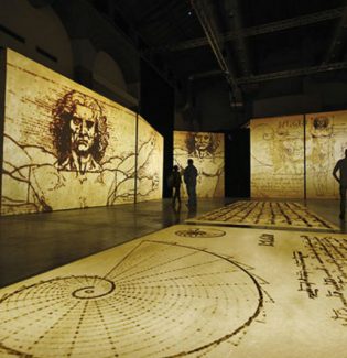 Exposição de Leonardo da Vinci no MIS